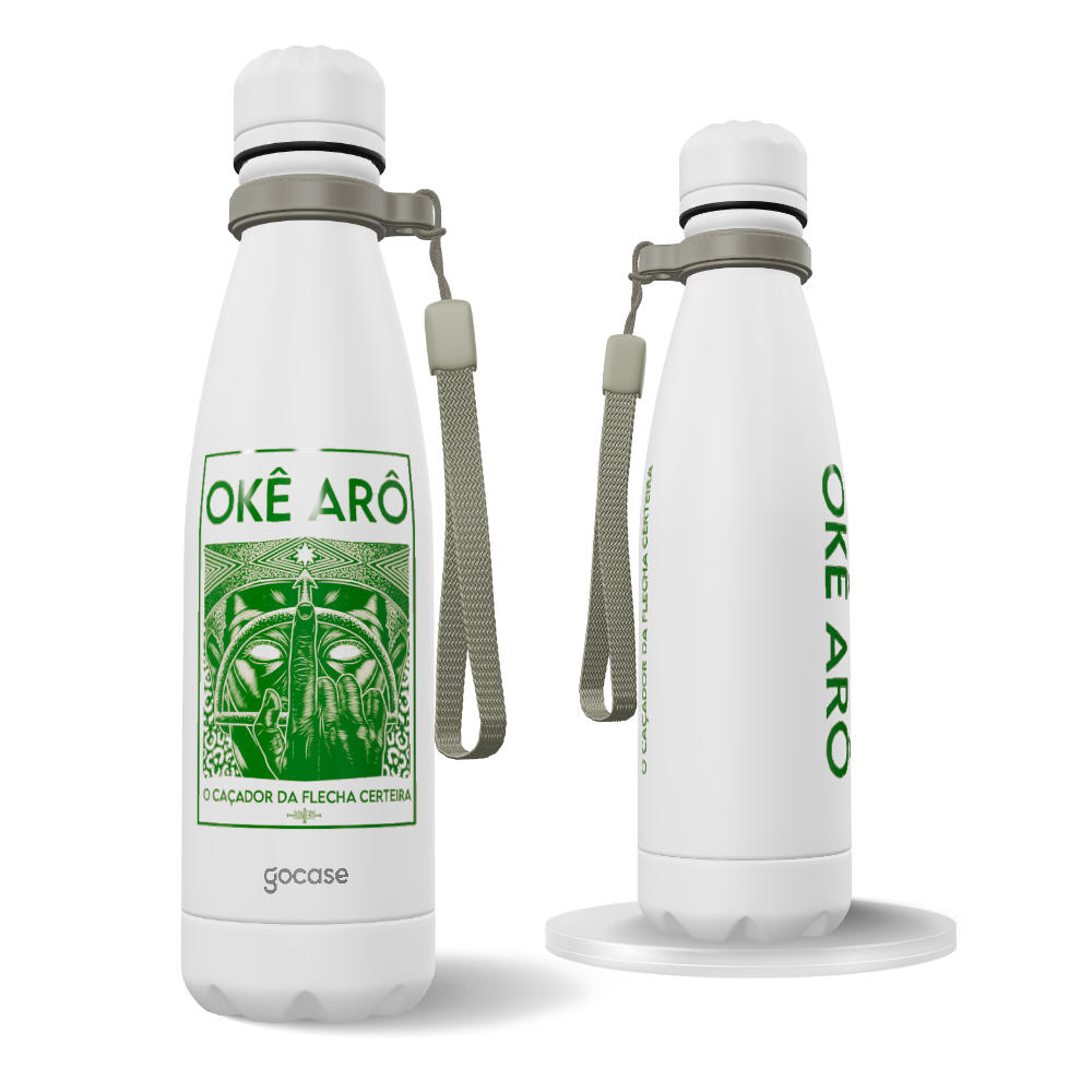 Garrafa Térmica Urban + Ebook - Axé em Xilo - Okê Arô