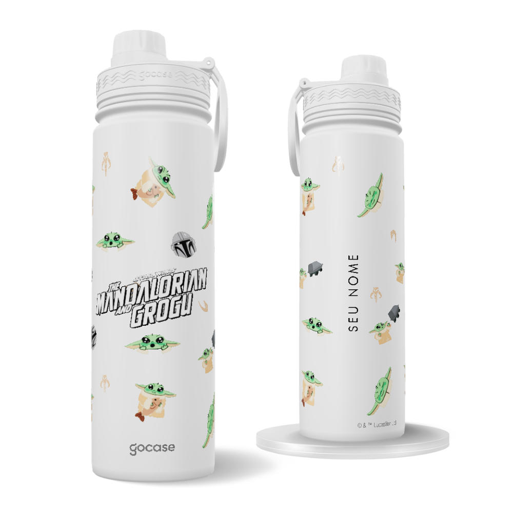 Garrafa Térmica Fresh + Ebook - O Mandaloriano e Grogu - Itens