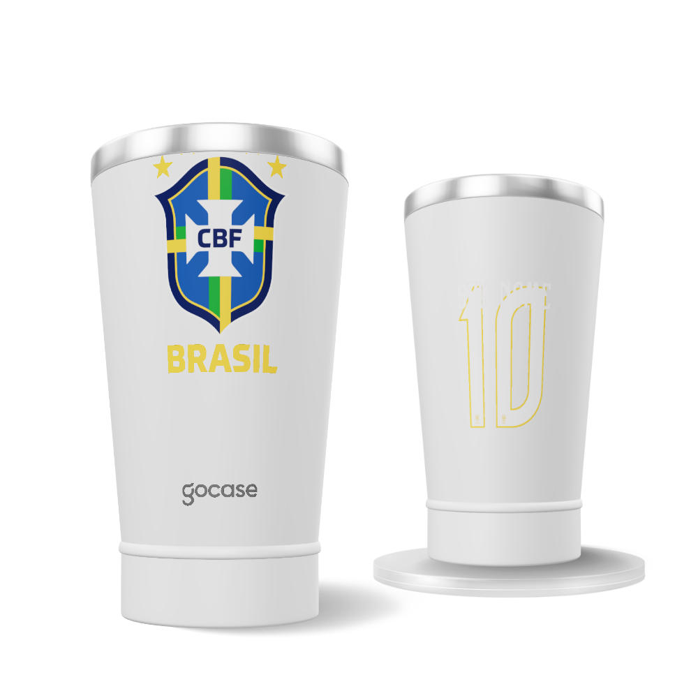 Copo Térmico Cerveja - CBF - Uniforme Casual Personalizado