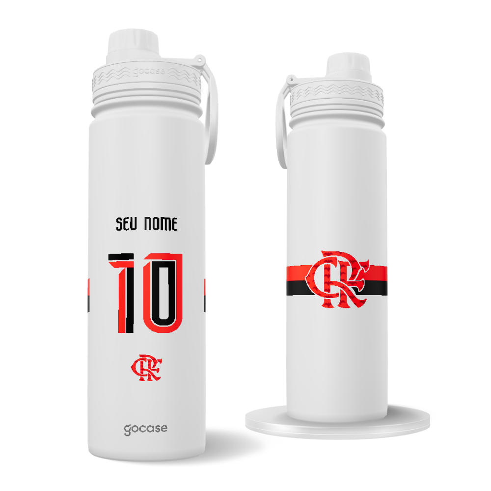 Garrafa Térmica Fresh - Flamengo - Uniforme 2 2026 Personalizado