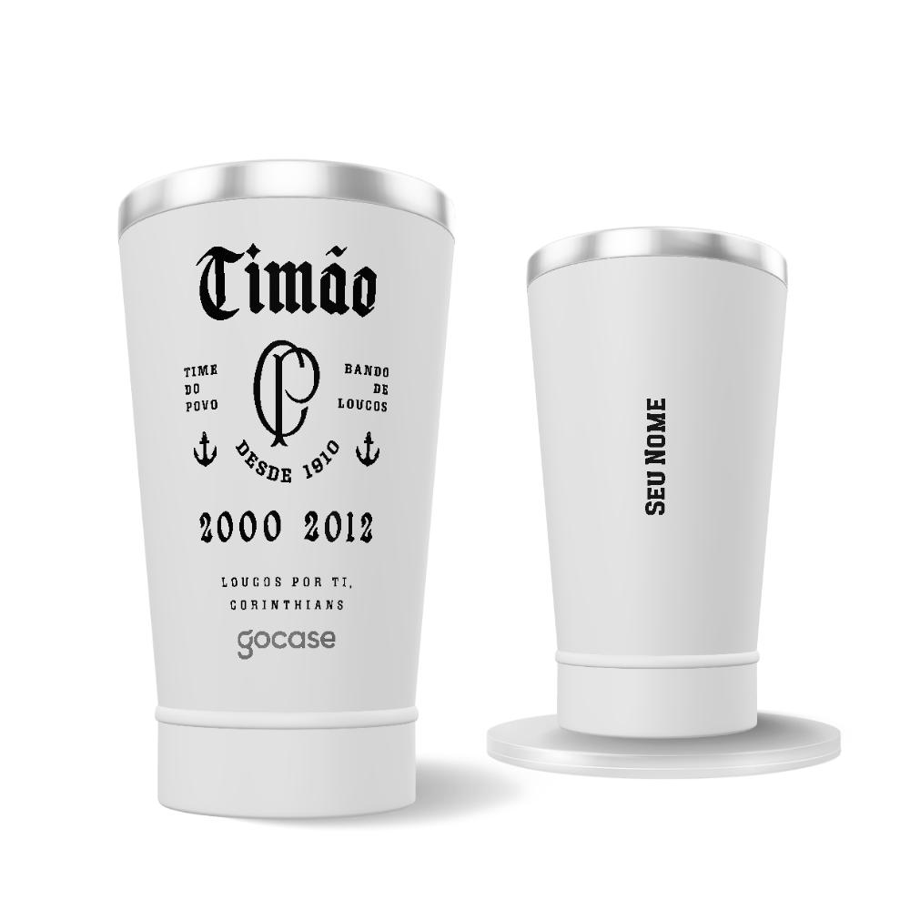 Copo Térmico Cerveja + Ebook - Corinthians - Historic Type