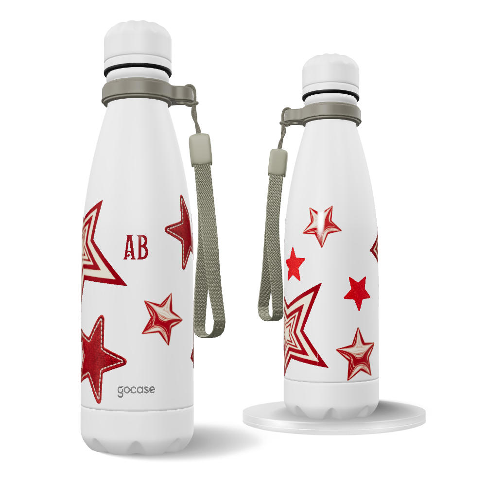 Garrafa Térmica Urban + Ebook - Red Stars