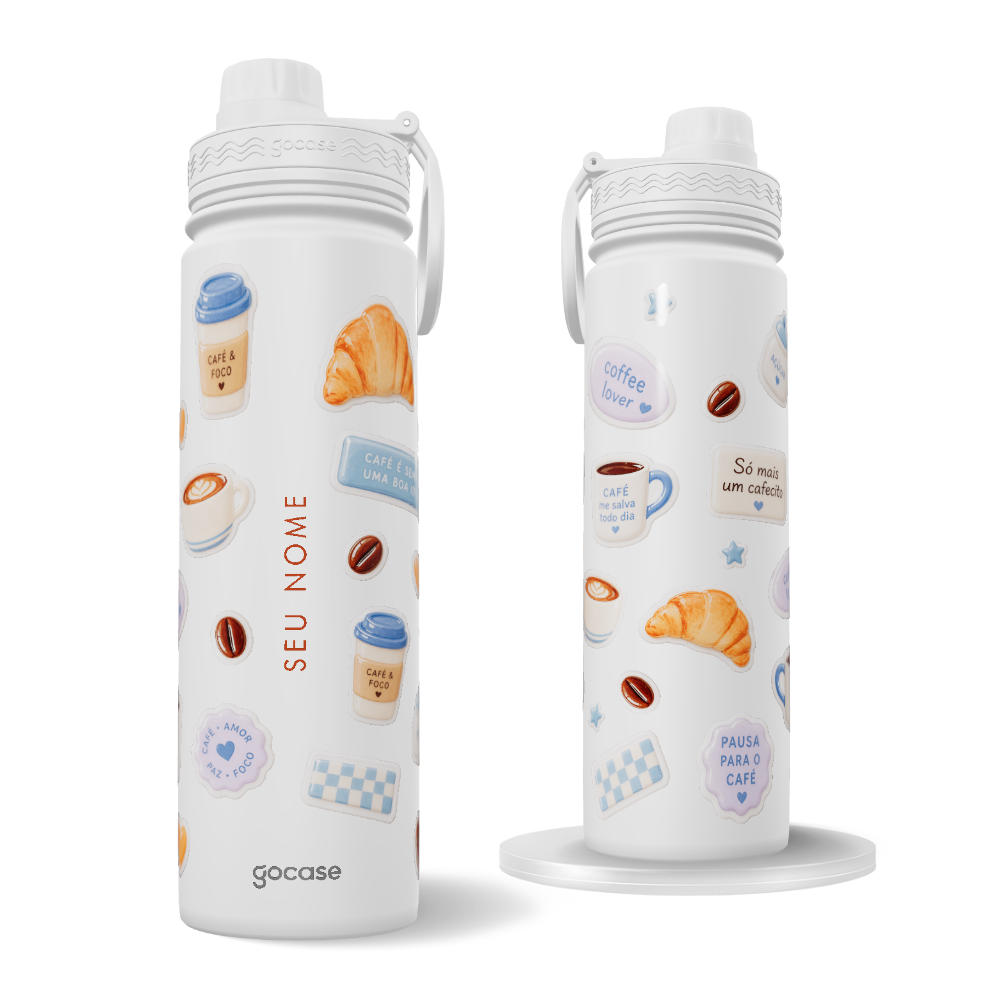 Garrafa Térmica Fresh - Coffee Lover Stickers