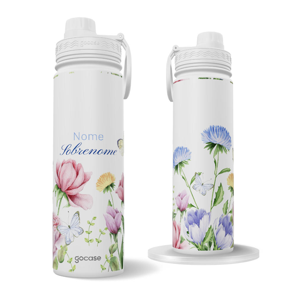 Garrafa Térmica Fresh - Encanto Floral