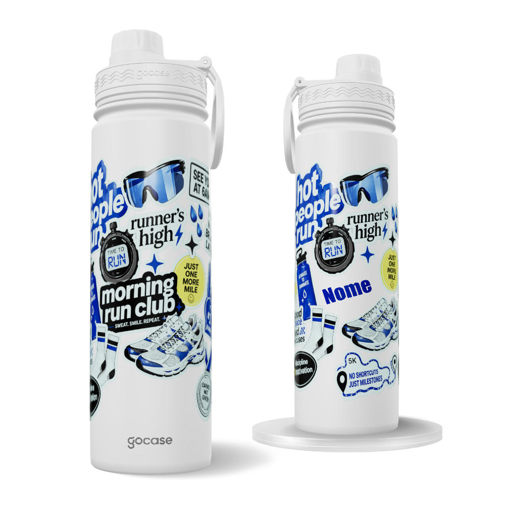 Garrafa Térmica Fresh - Moorning Run Club Stickers