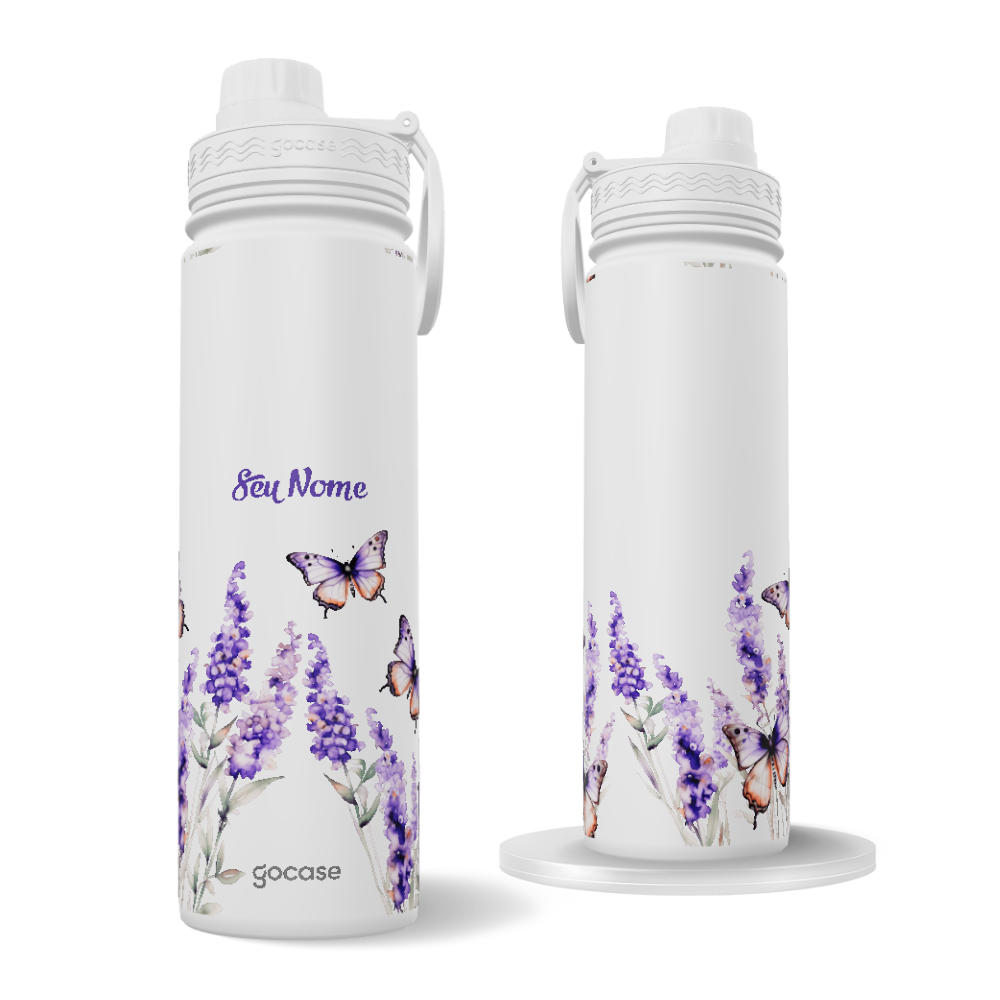 Garrafa Térmica Fresh + Ebook - Lilac Dream