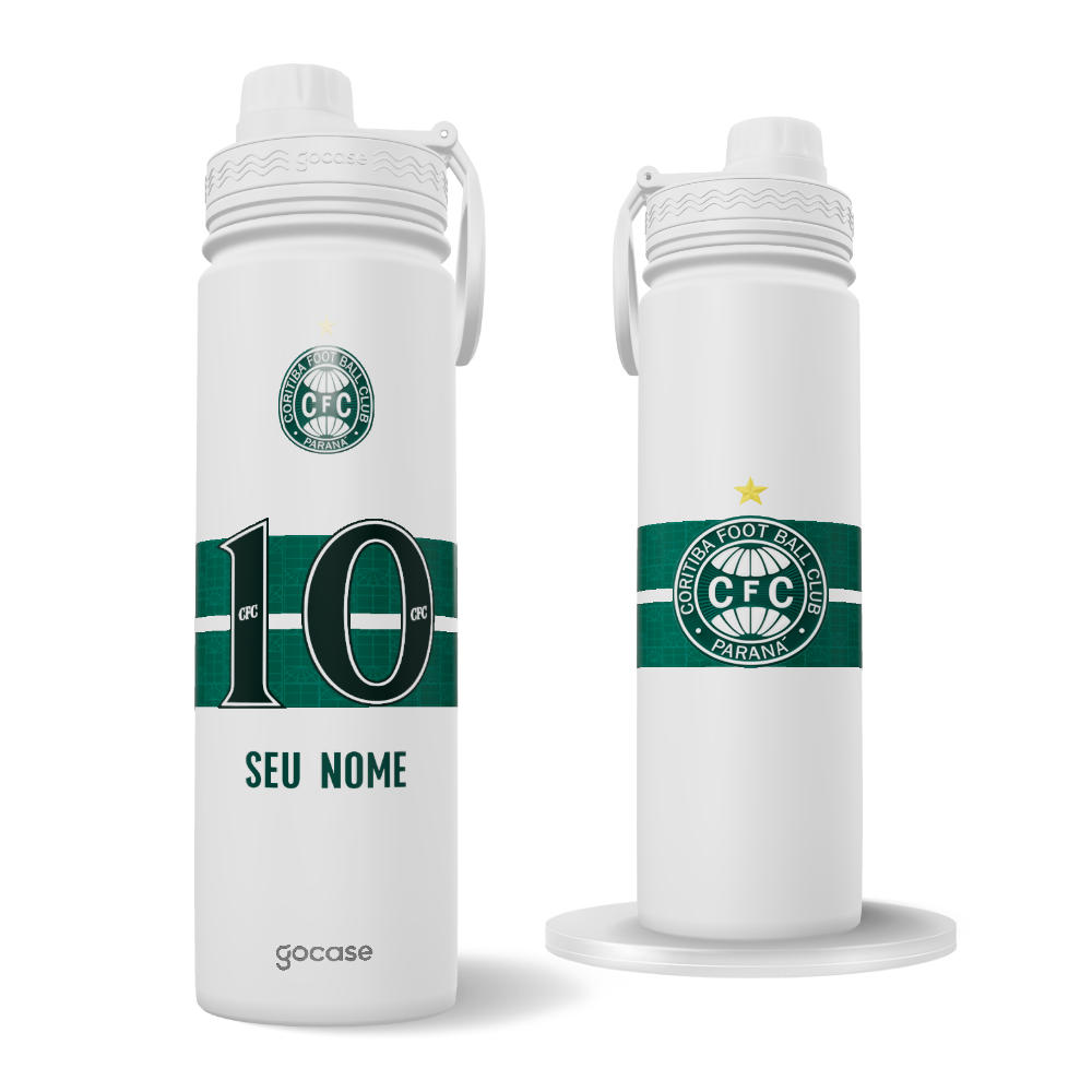 Garrafa Térmica Fresh - Coritiba - Uniforme 1 2026 Personalizado