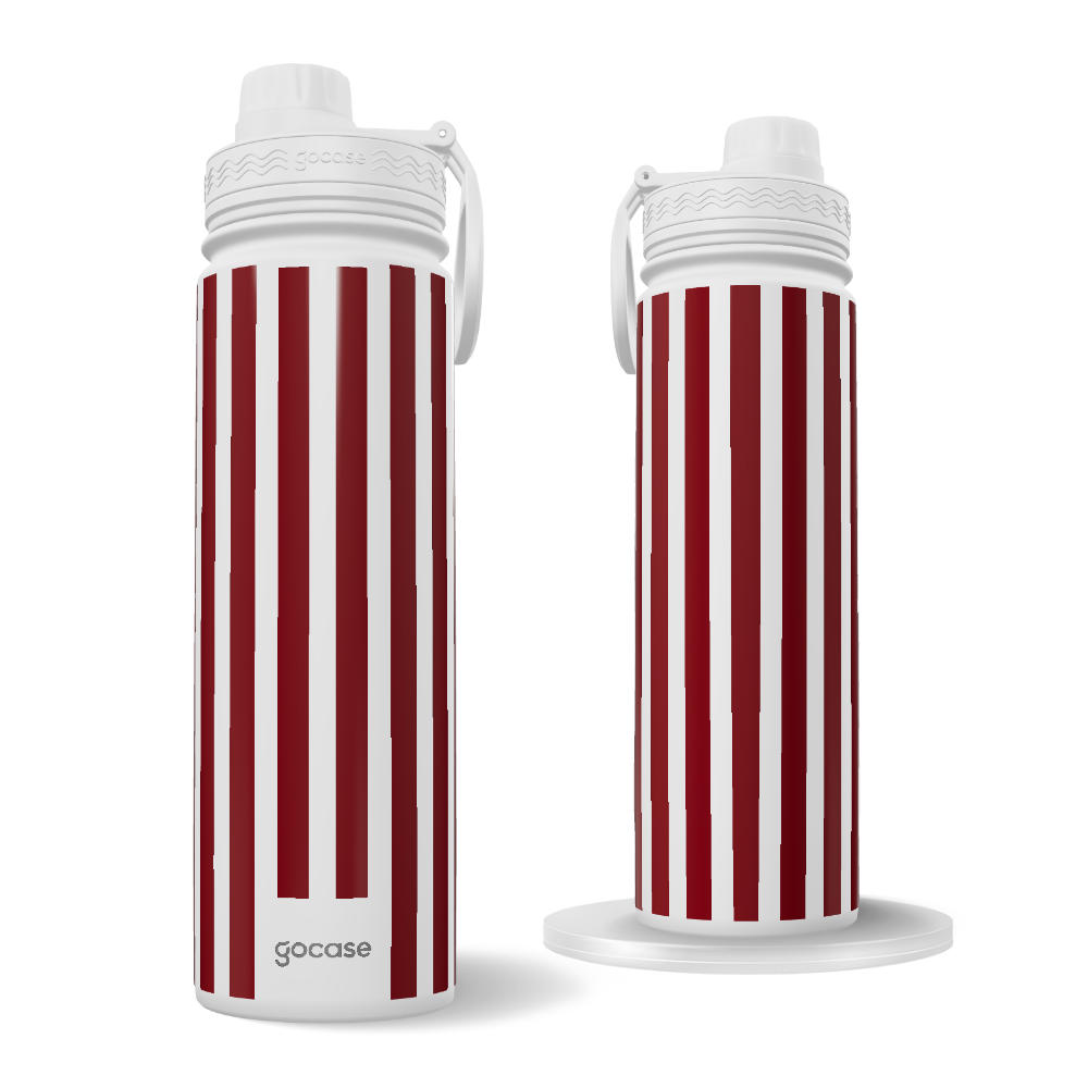 Garrafa Térmica Fresh - Burgundy Chic