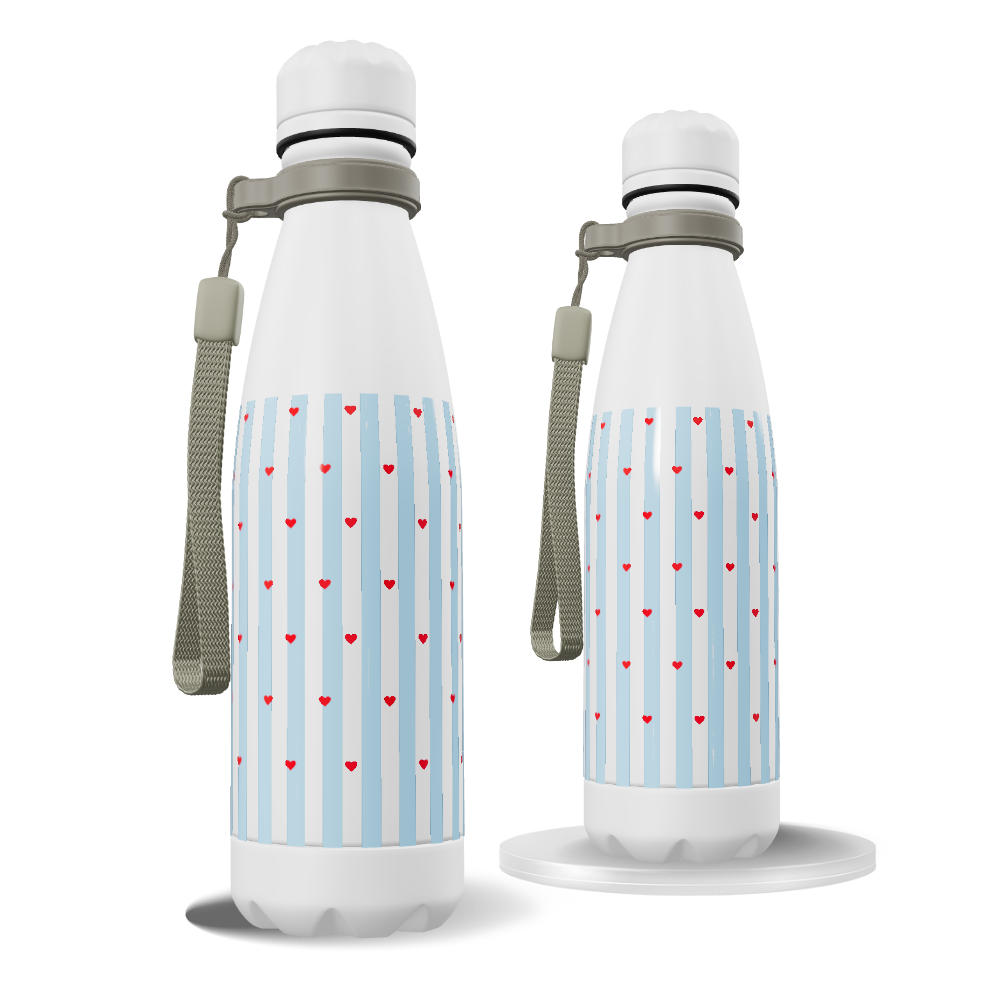 Garrafa Térmica Urban + Ebook - Little Red Hearts