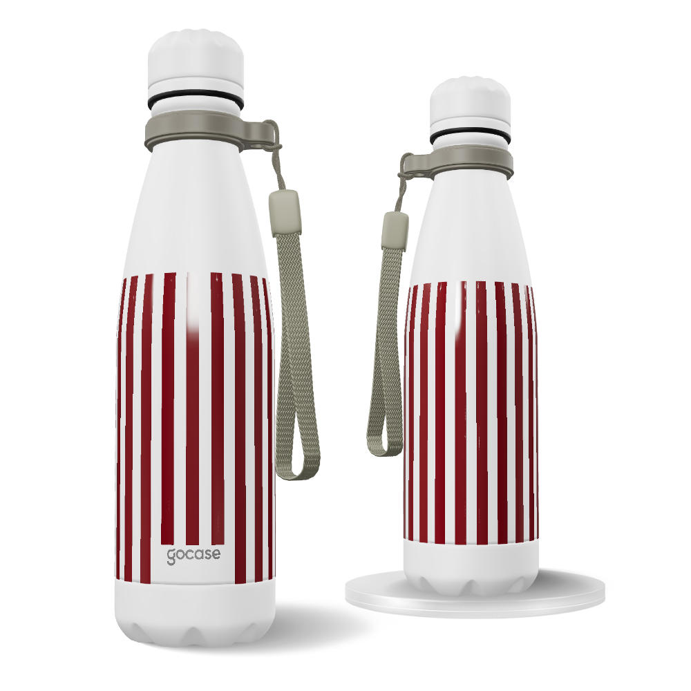 Garrafa Térmica Urban + Ebook - Burgundy Chic