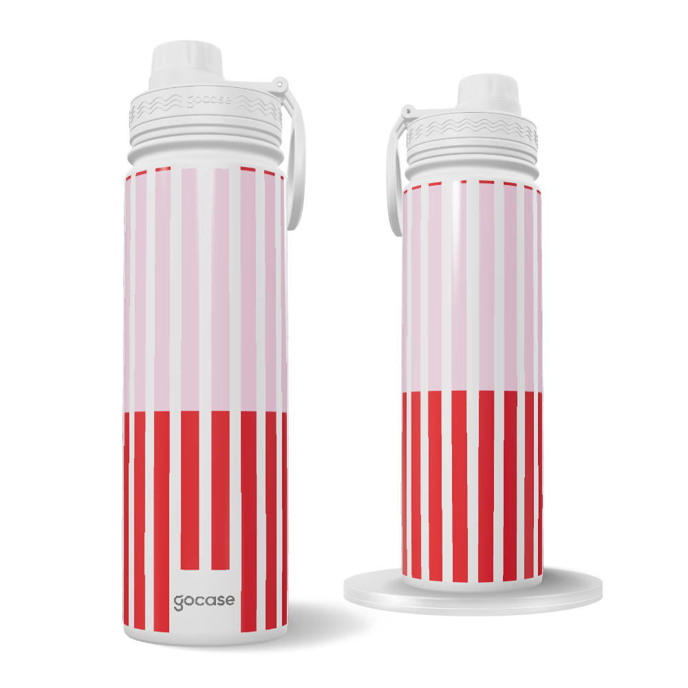 Garrafa Térmica Fresh - Pink and Red Vibes