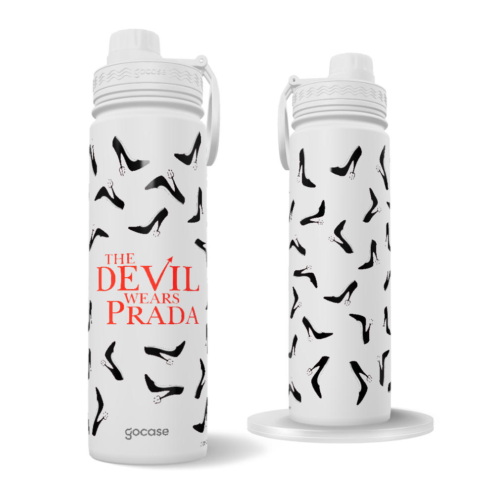 Garrafa Térmica Fresh + Ebook - O Diabo Veste Prada - Salto Preto