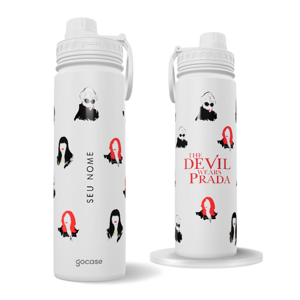 Garrafa Térmica Fresh + Ebook - O Diabo Veste Prada - Essência Fashion