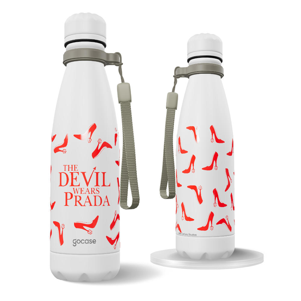Garrafa Térmica Urban + Ebook - O Diabo Veste Prada - Salto Vermelho