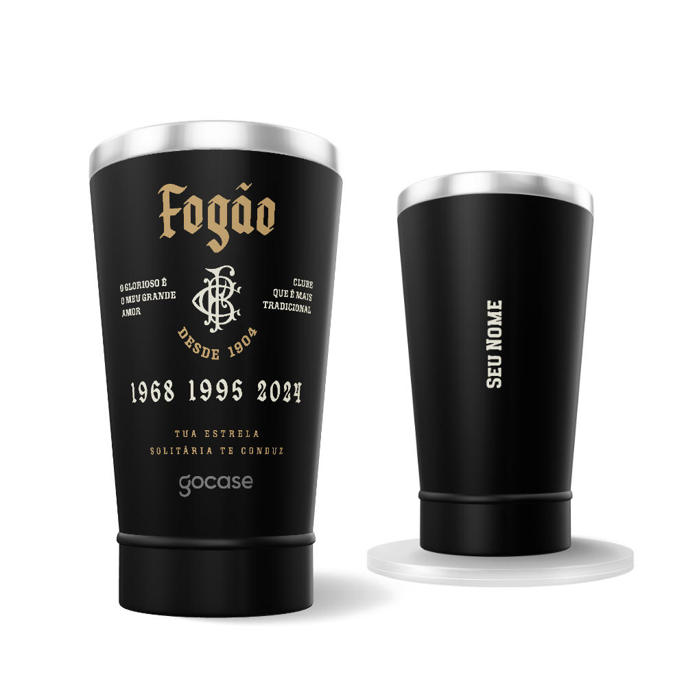 Copo Térmico Cerveja  - Botafogo - Historic Type