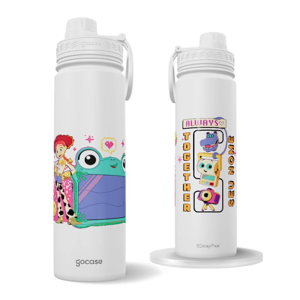 Garrafa Térmica Fresh + Ebook - Toy Story 5 - Sempre Juntos