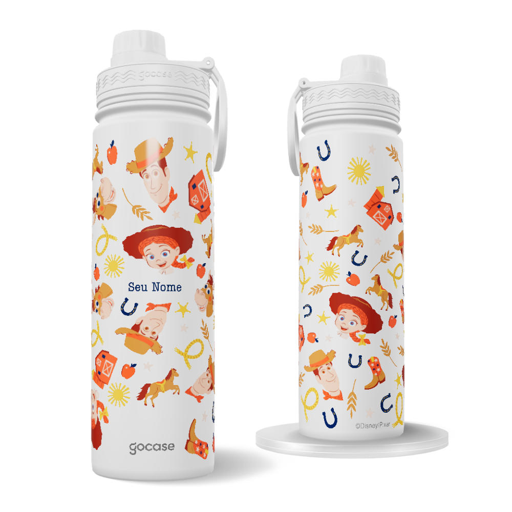 Garrafa Térmica Fresh + Ebook - Toy Story 5 - Cowboy Life