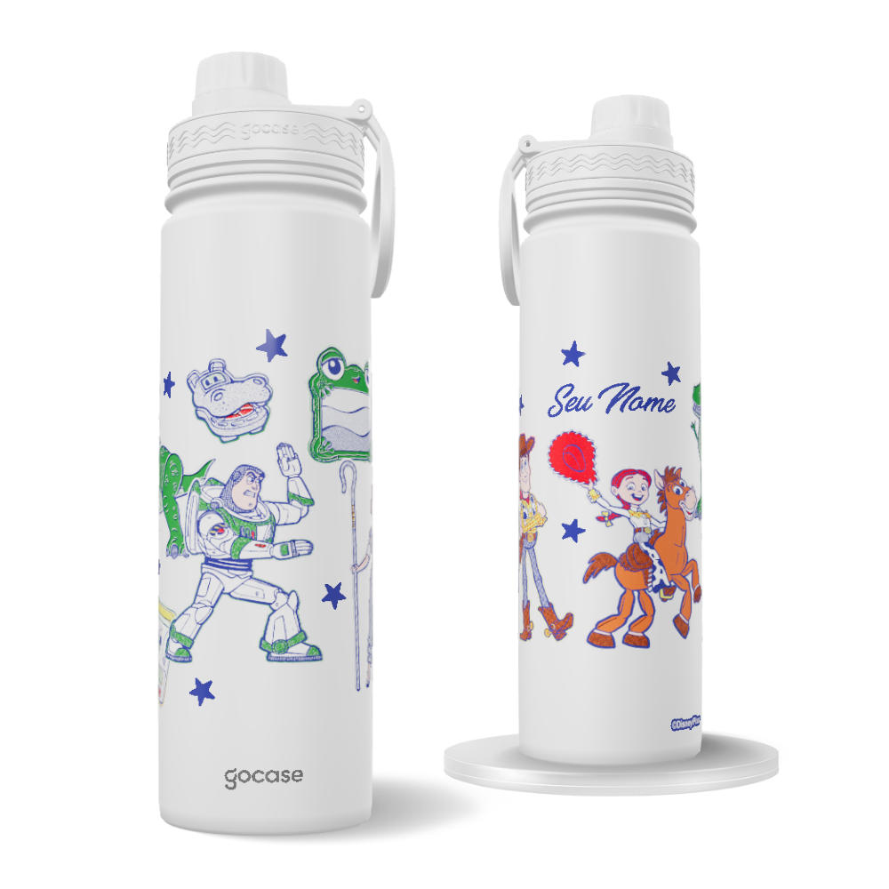 Garrafa Térmica Fresh + Ebook - Toy Story - Fun Stickers