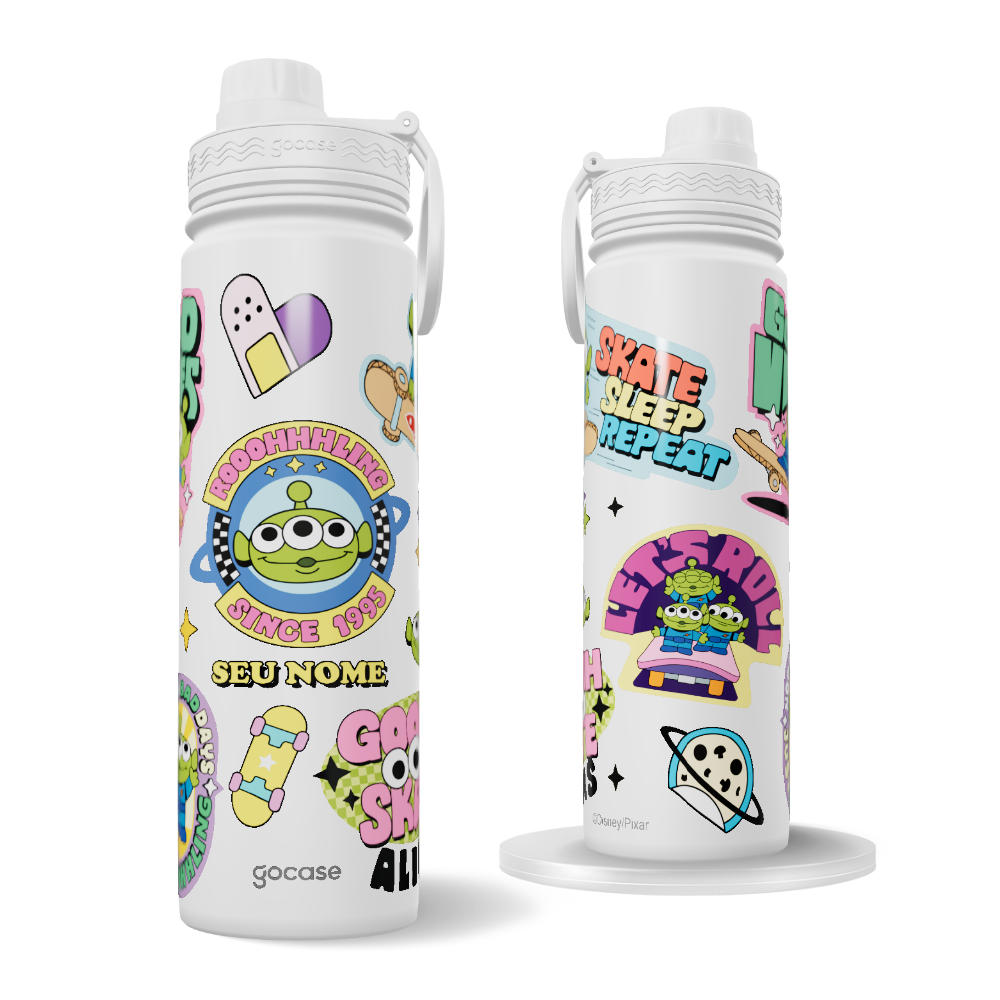 Garrafa Térmica Fresh - Toy Story - Skate Aliens