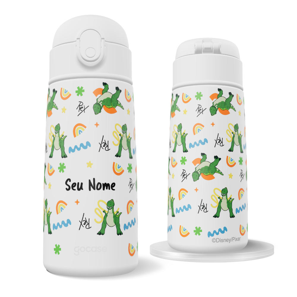 Garrafa Térmica Fun + Ebook - Toy Story - Rex