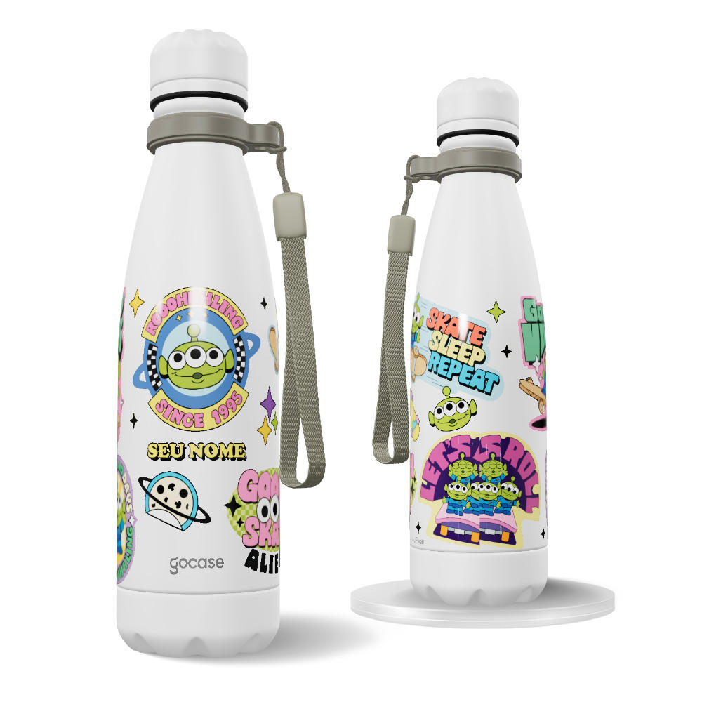 Garrafa Térmica Urban + Ebook - Toy Story - Skate Aliens
