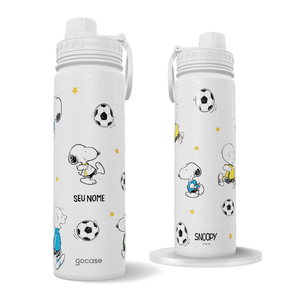 Garrafa Térmica Fresh - Snoopy - Bola na Rede