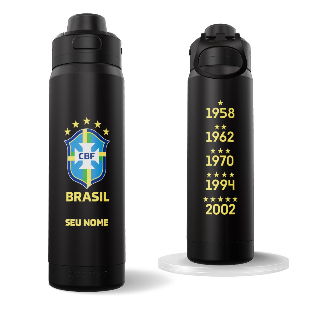 Garrafa Térmica Flip Pro + Ebook - CBF - Títulos