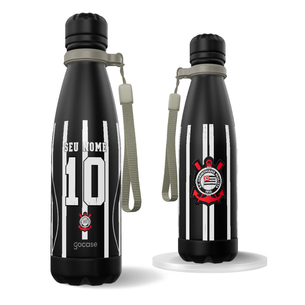 Garrafa Térmica Urban -  Corinthians - Uniforme 2 2026 - Personalizado