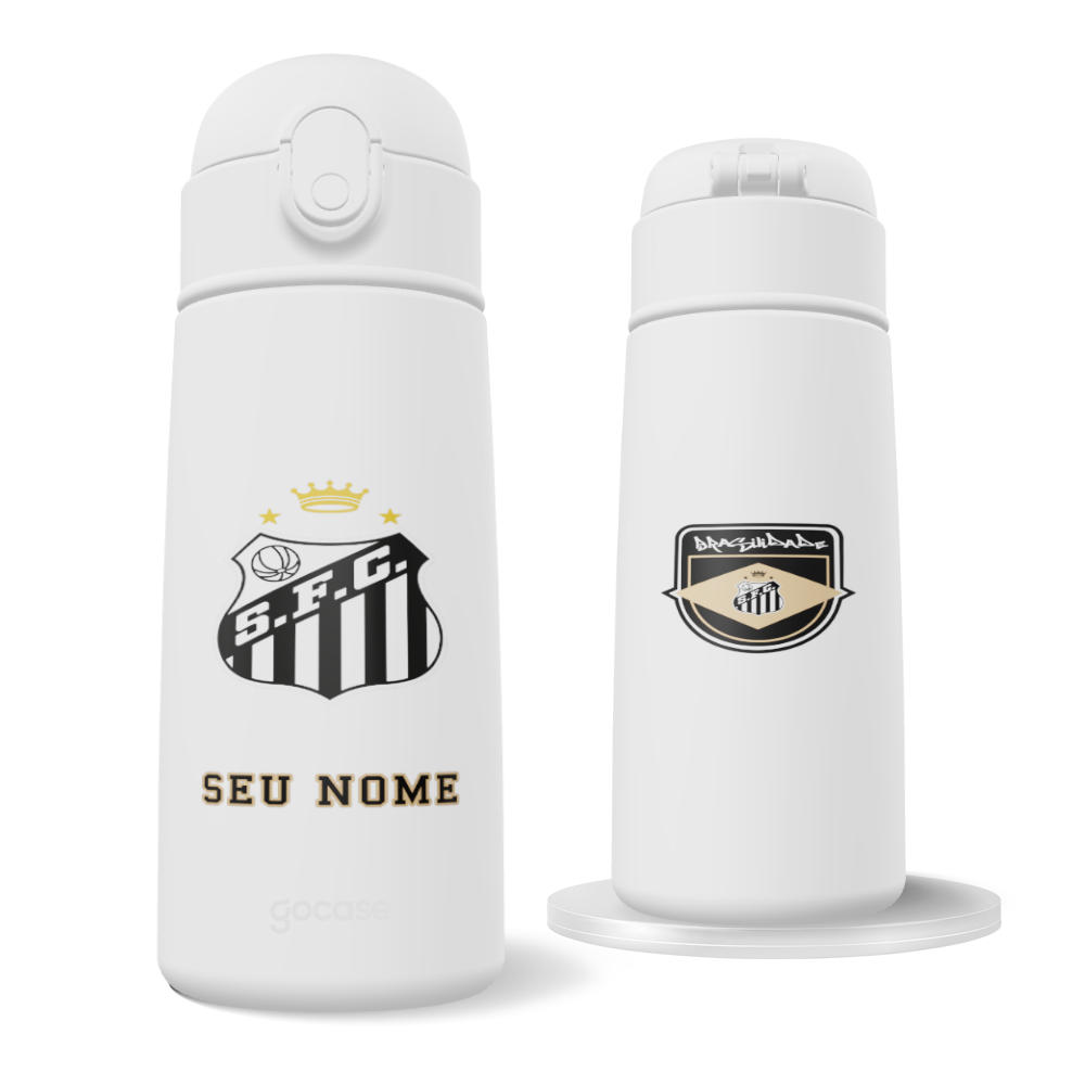 Garrafa Térmica Fun - Santos - Uniforme 1 2026.