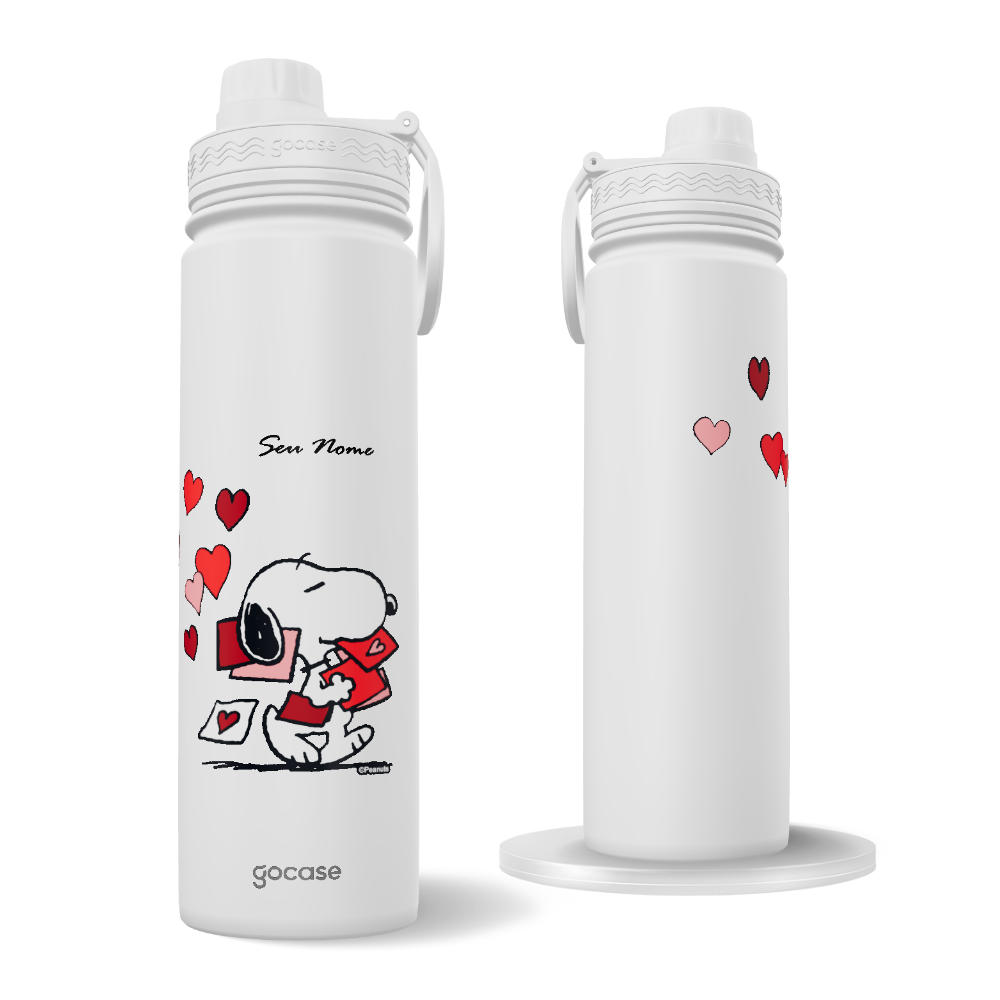 Garrafa Térmica Fresh - Snoopy - Love Letter