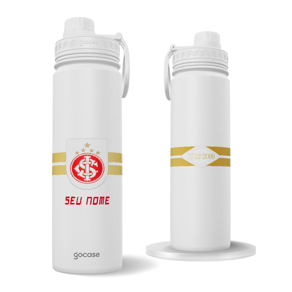 Garrafa Térmica Fresh + Ebook - Internacional - Uniforme 2 2026 - Escudo
