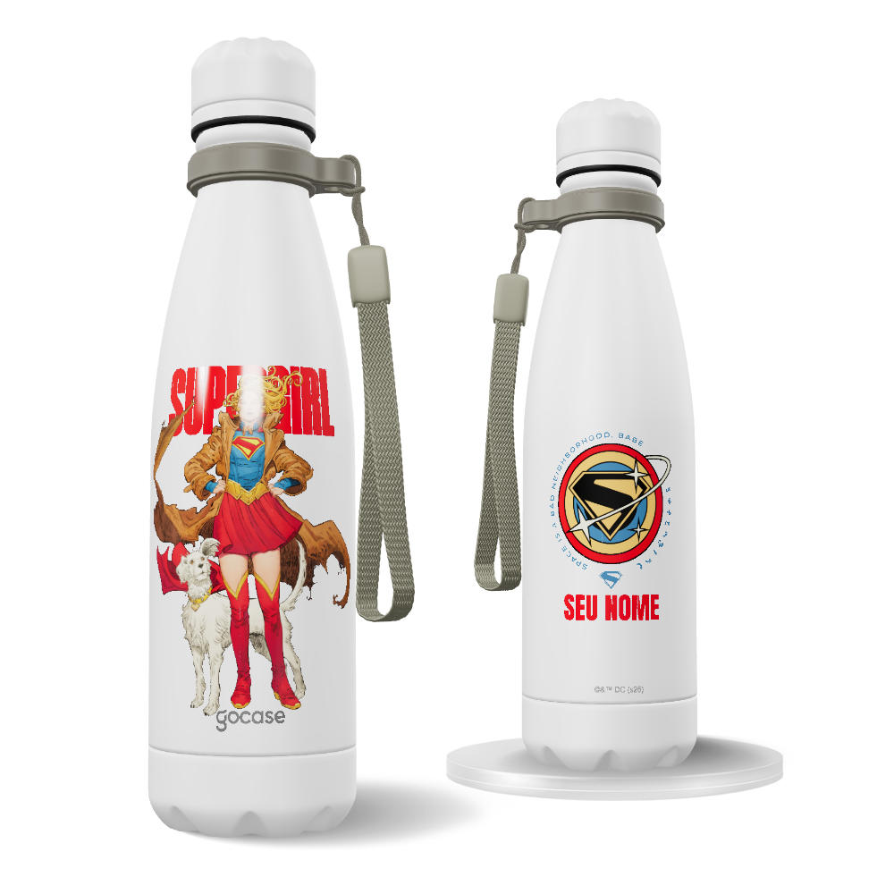 Garrafa Térmica Urban + Ebook - Super Girl - Space Girl