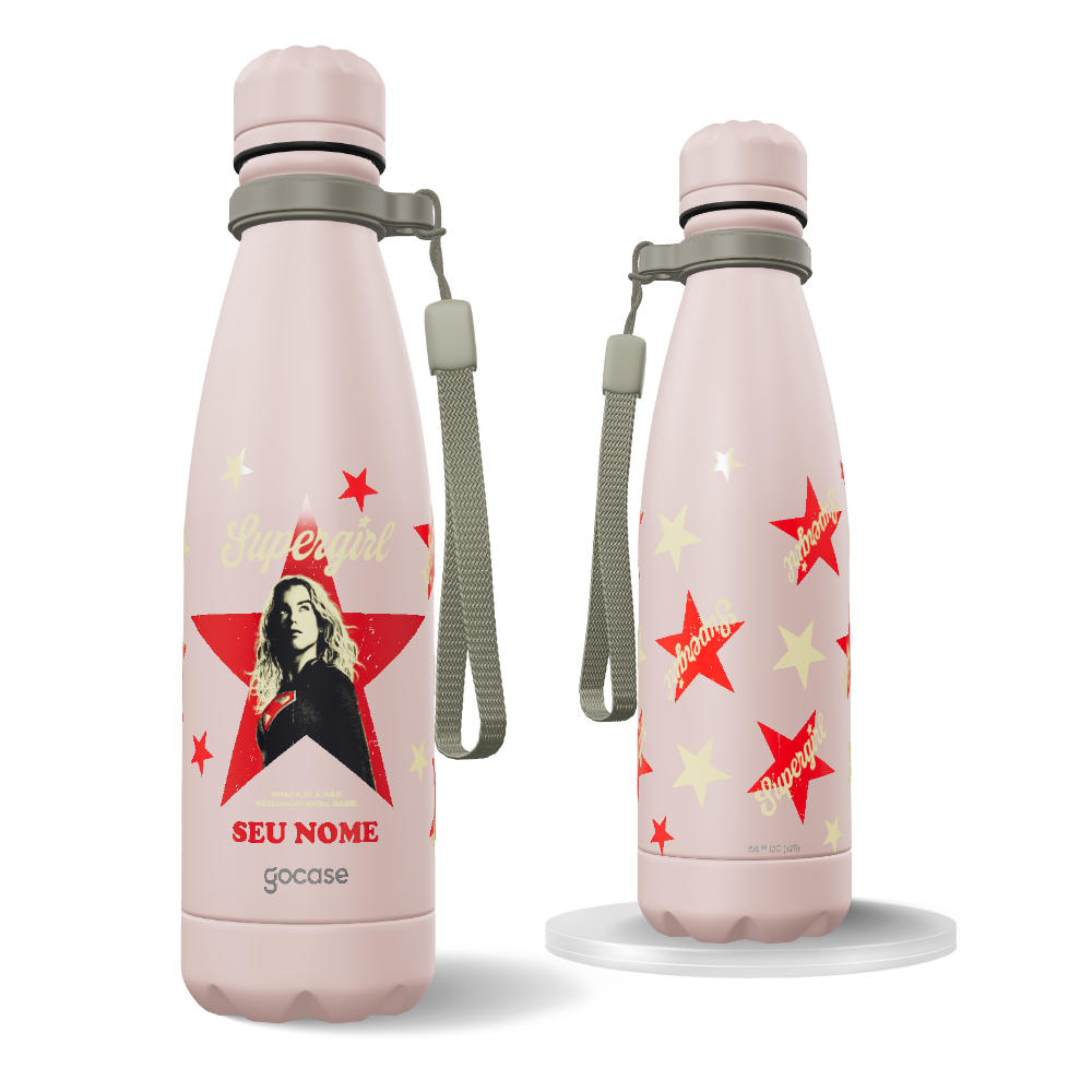 Garrafa Térmica Urban + Ebook - Super Girl - Estrela