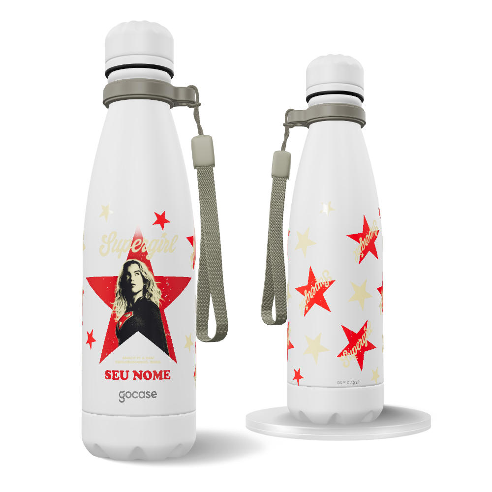 Garrafa Térmica Fresh - Super Girl - Estrela