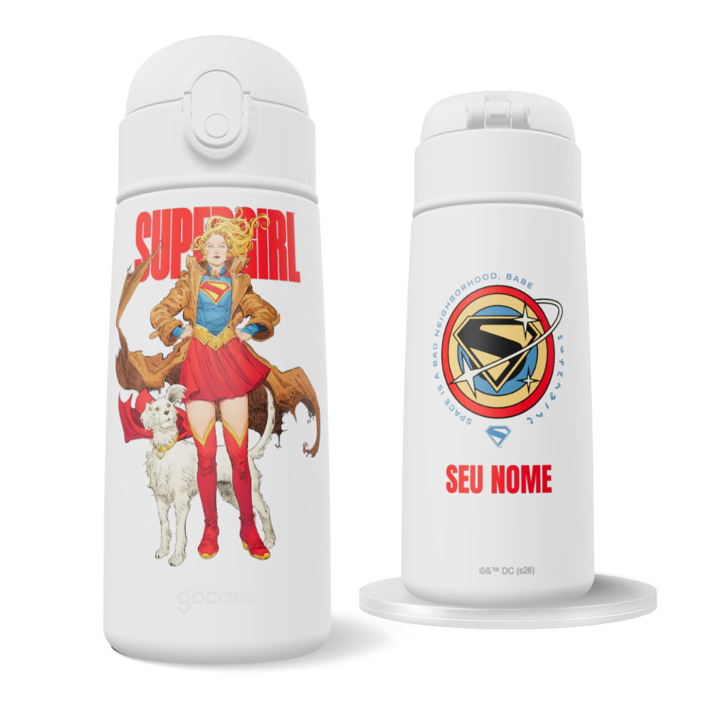 Garrafa Térmica Fun - Super Girl - Space Girl