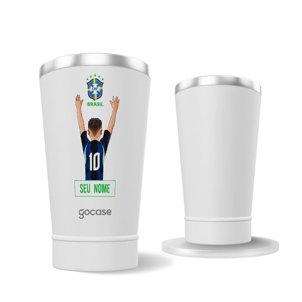 Copo Térmico Cerveja - CBF - Garoto Uniforme 02