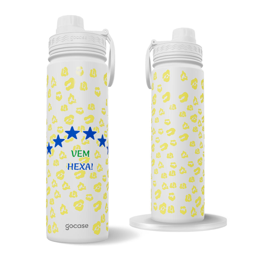 Garrafa Térmica Fresh + Ebook - Sonho do Hexa