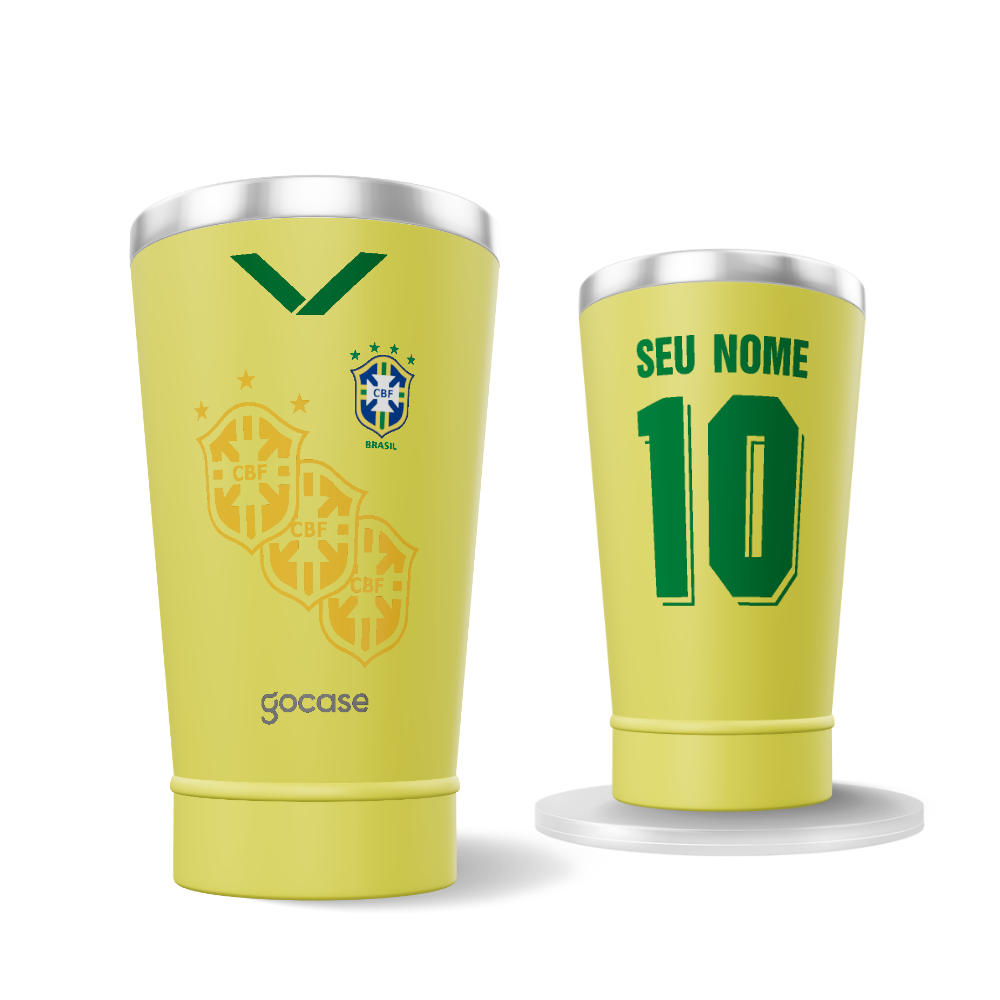 Copo Térmico Cerveja - CBF - Uniforme 1994 - Personalizado