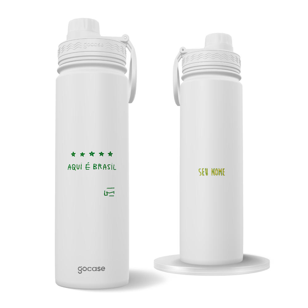 Garrafa Térmica Fresh - Aqui é Brasil