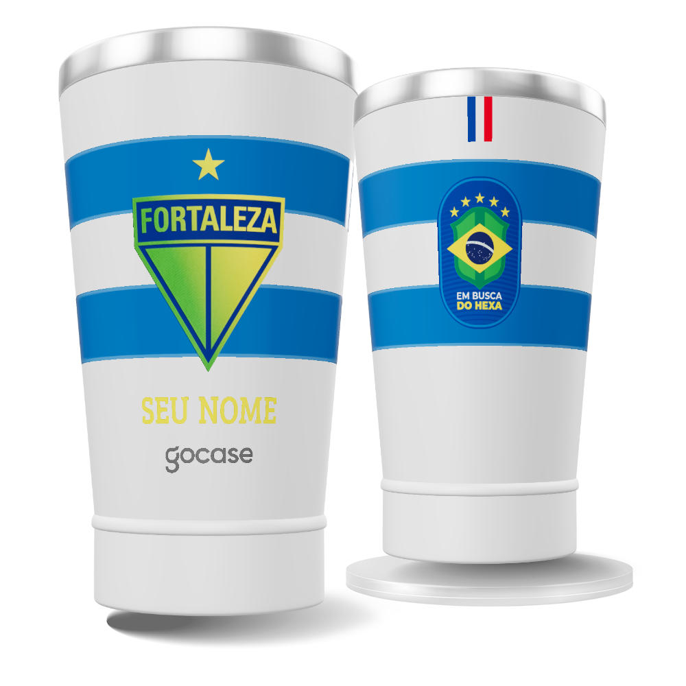 Copo Térmico Cerveja + Ebook - Fortaleza - Uniforme Brasil
