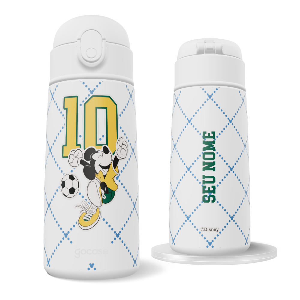 Garrafa Térmica Fun + Ebook - Mickey Mouse - Camisa 10