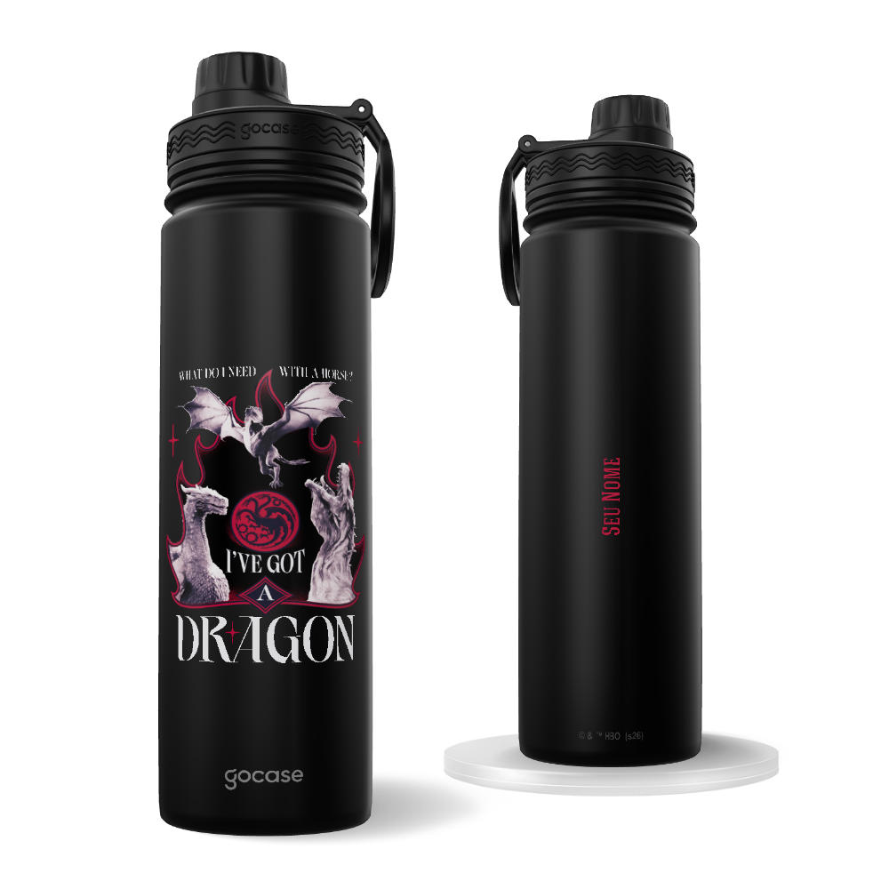 Garrafa Térmica Fresh + Ebook - House Of The Dragon - Dragon Rider