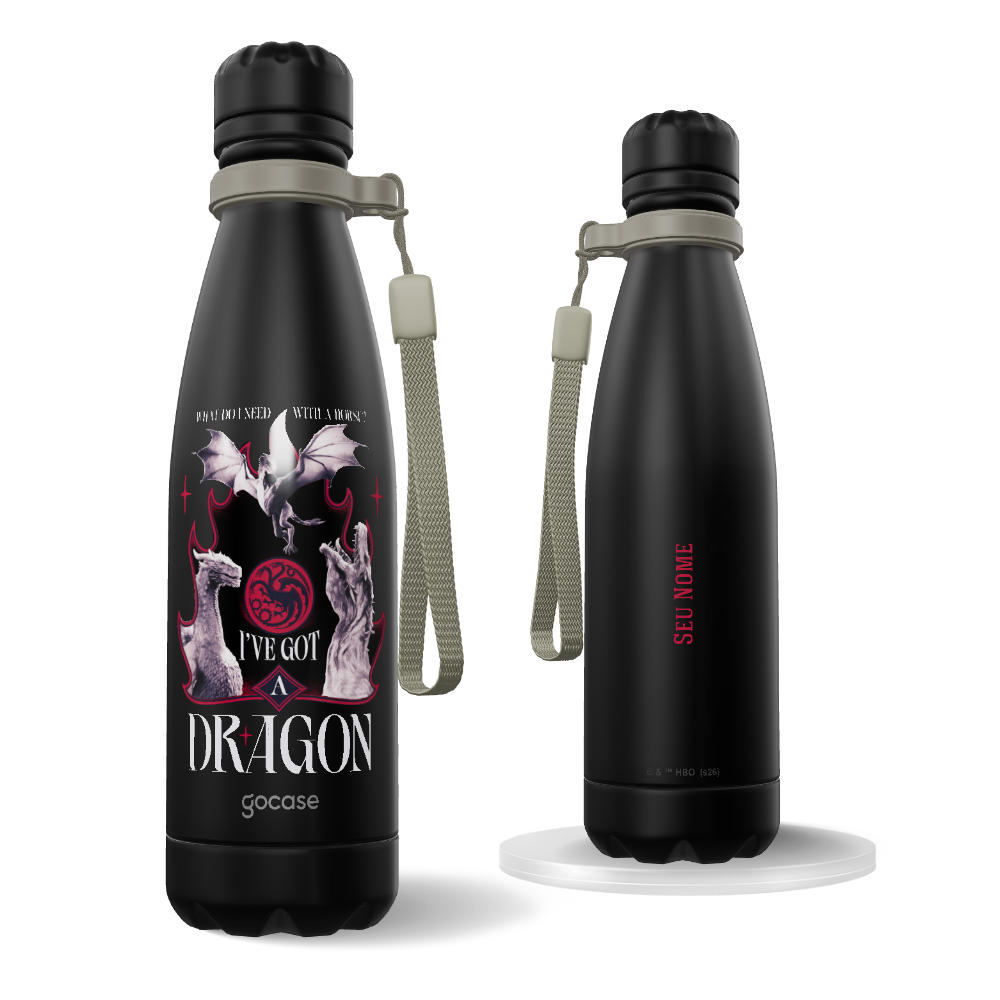Garrafa Térmica Urban + Ebook - House Of The Dragon - Dragon Rider