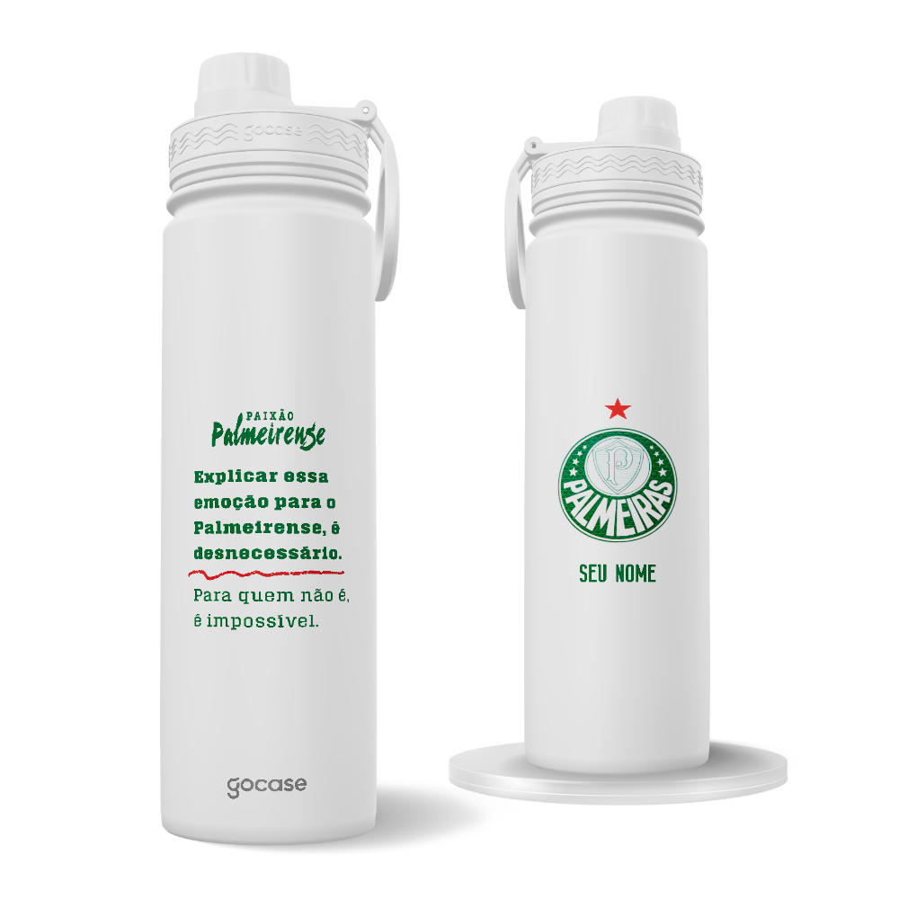 Garrafa Térmica Fresh - Palmeiras - Paixão Palmeirense