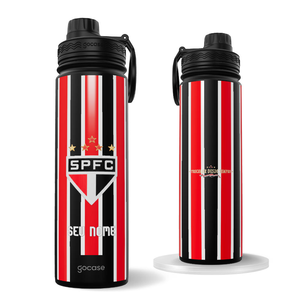 Garrafa Térmica Fresh - São Paulo - Uniforme 2 2026 - Escudo
