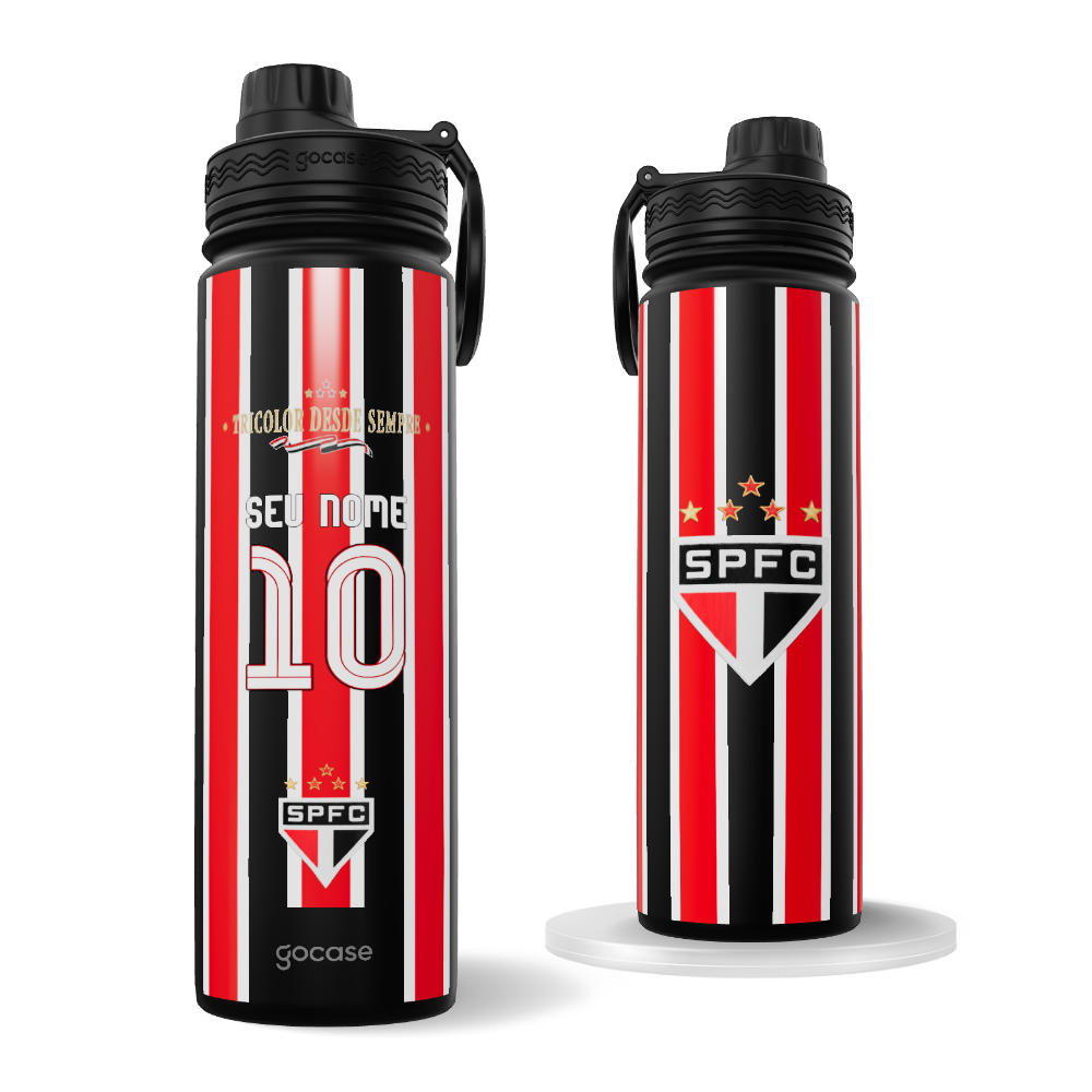 Garrafa Térmica Fresh - São Paulo - Uniforme 2 2026 - Personalizado