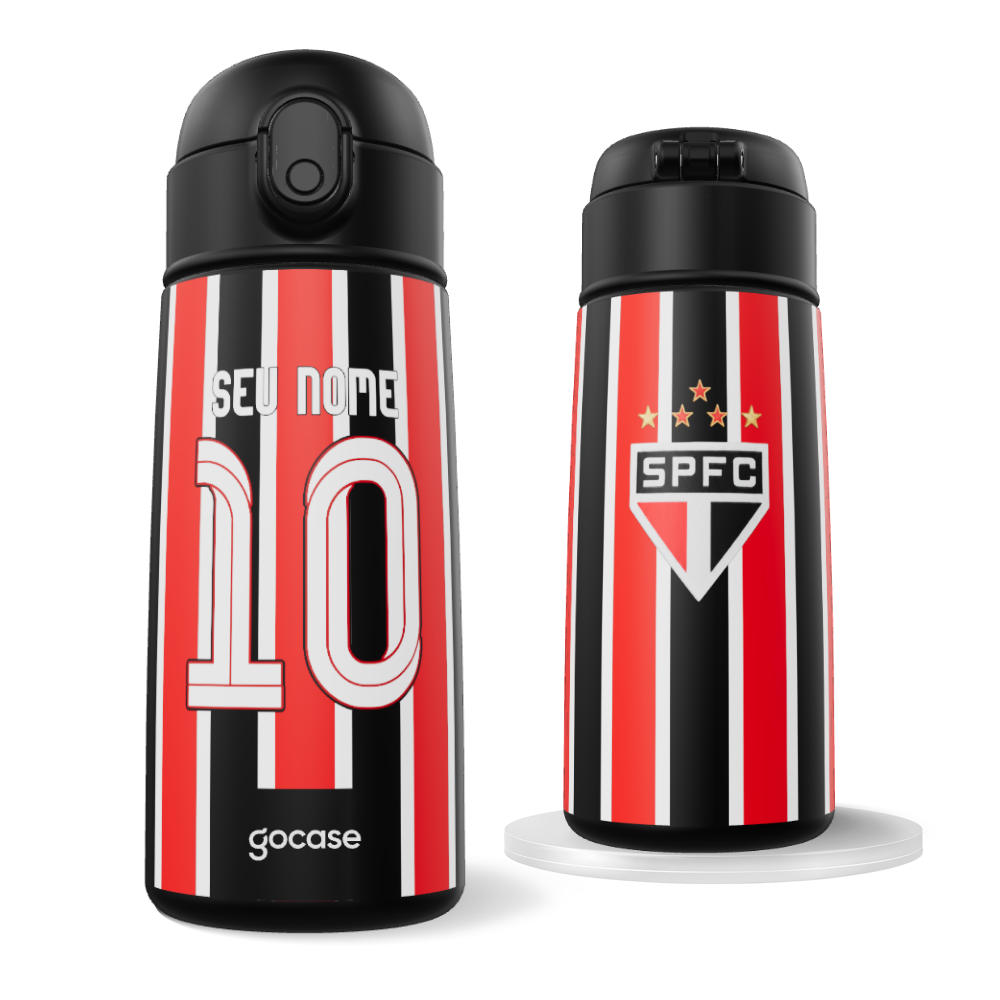 Garrafa Térmica Fun - São Paulo - Uniforme 2 2026 - Personalizado