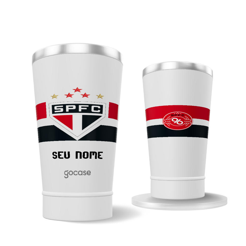 Copo Térmico Cerveja + Ebook - São Paulo - Uniforme 1 2026
