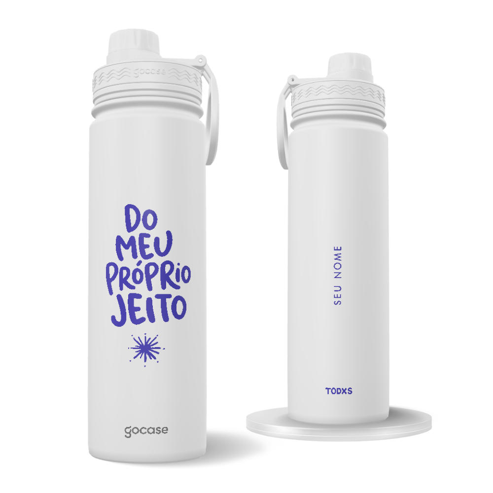 Garrafa Térmica Fresh + Ebook - Todxs - Do Meu Próprio Jeito