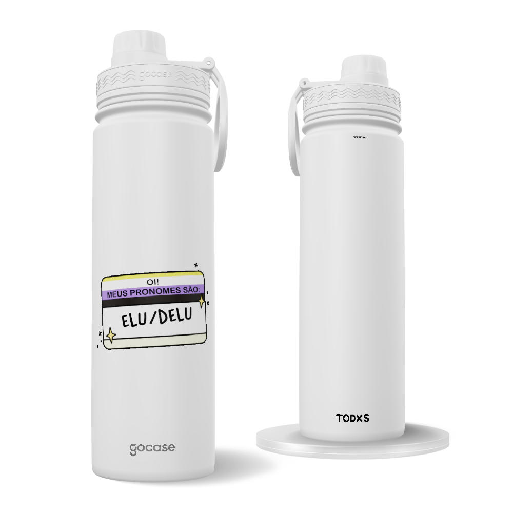 Garrafa Térmica Fresh - Todxs - Meus Pronomes